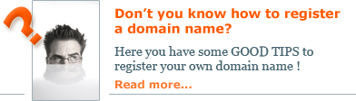 Tips to register your own domain name